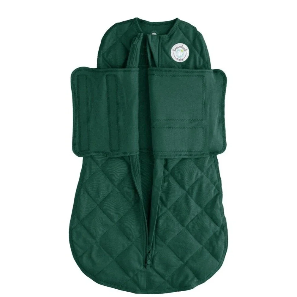 Dreamland Baby Dream Weighted Sack Sleeping Bag Green Small/0-6 Months Cotton